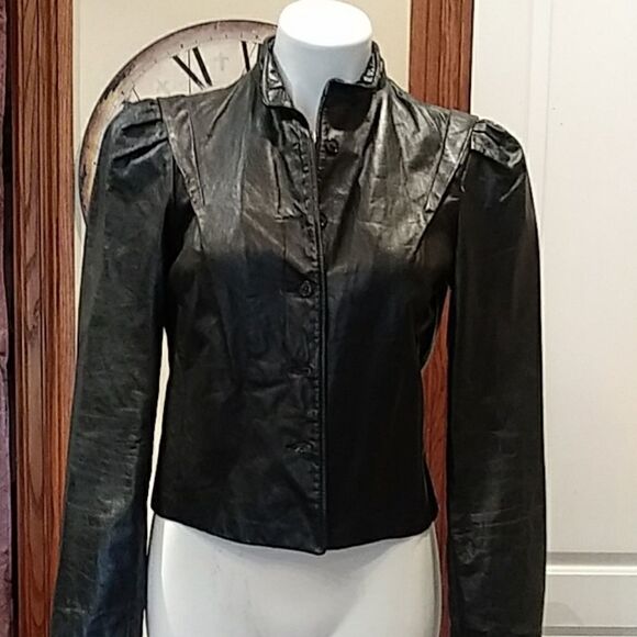 Leather craft vintage jacket - Picture 3 of 17